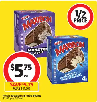 Coles Peters Maxibon offer