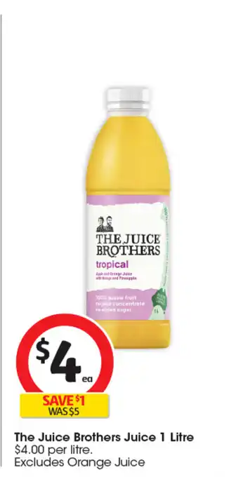 Coles The Juice Brothers Juice offer