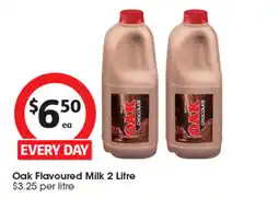 Coles Oak Flavoured Milk offer