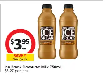 Coles Ice Break Flavoured Milk offer