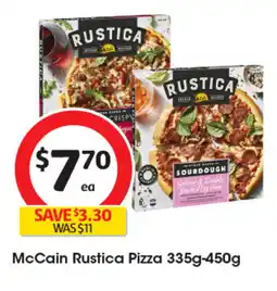 Coles McCain Rustica Pizza offer