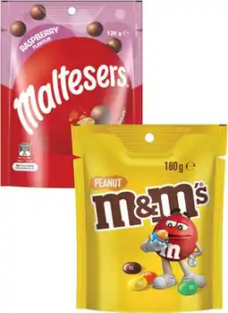 Coles Mars M&M's, Maltesers or Pods 120g-180g offer