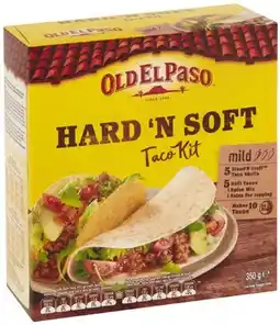 Coles Old El Paso Hard 'N Soft Taco Kit 350g offer