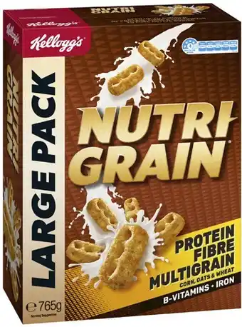 Coles Kellogg's Nutri Grain Cereal 765g offer