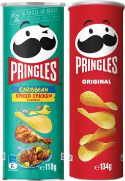 Coles Pringles Potato Crisps 118g-134g offer