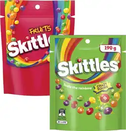 Coles Skittles 120g-200g offer