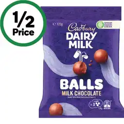 Woolworths Cadbury Choc Bites 120-150g offer