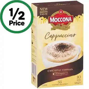 Woolworths Moccona Coffee Sachets Pk 8-10 offer