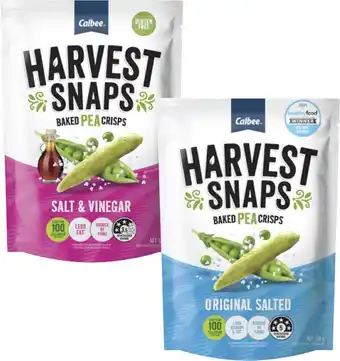 Coles Calbee Harvest Snaps 120g offer