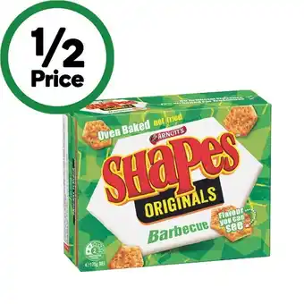 Woolworths Arnott’s Shapes 160-190g offer