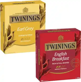 Coles Twinings Tea Bags 80 Pack-100 Pack offer