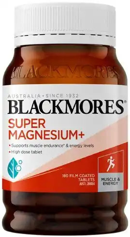 Coles Blackmores Super Magnesium+ Tablets 180 Pack^ offer