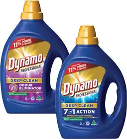 Coles Dynamo Professional Laundry Liquid 2 Litre offer