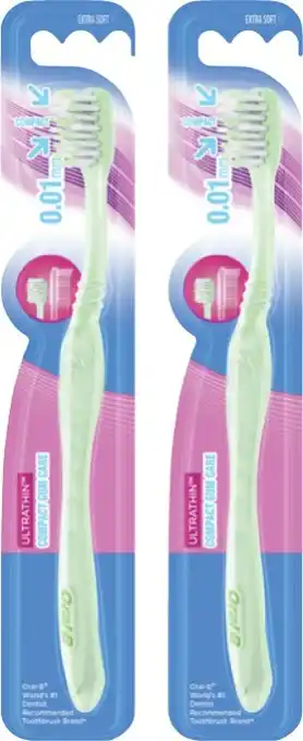 Coles Oral B Compact Gum Care Ultra Thin Extra Soft Toothbrush 1 Pack offer