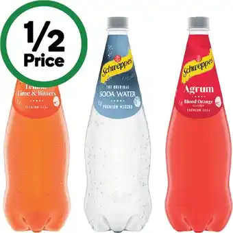 Woolworths Schweppes Mixer Varieties 1.1 Litre offer