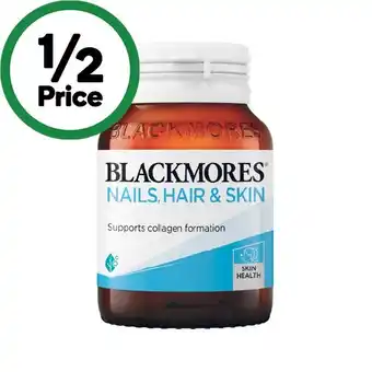 Woolworths Blackmores Nails, Hair & Skin Tablets Pk 60 offer