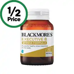 Woolworths Blackmores Executive B Stress Formula Tablets Pk 62 offer