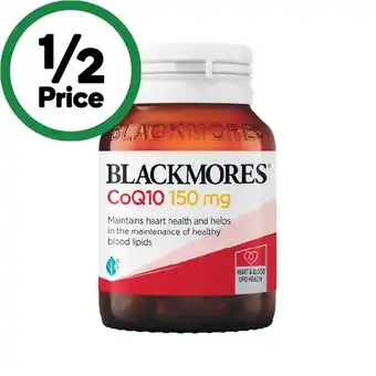 Woolworths Blackmores CoQ10 150mg Capsules Pk 30 offer