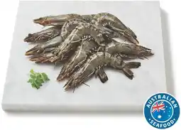 Coles Coles Queensland Thawed Raw Extra Large Black Tiger Prawns offer