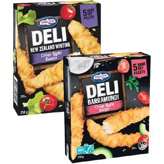 Woolworths Birds Eye Deli Fish or Snacking Varieties 225-250g – From the Freezer offer