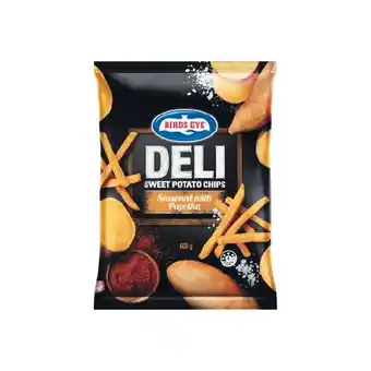 Woolworths Birds Eye Deli Sweet Potato Chips 600g – From the Freezer offer