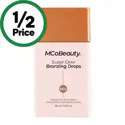 Woolworths MCoBeauty Super Glow Bronzing Drops 30ml offer