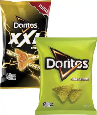 Coles Doritos or XXL Corn Chips 150g-170g offer