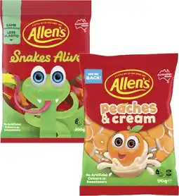 Coles Allen's Lollies 140g-200g offer