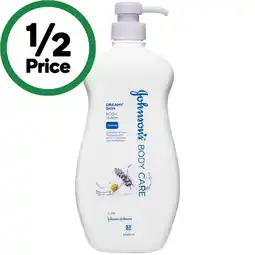 Woolworths Johnson’s Body Wash 1 Litre offer