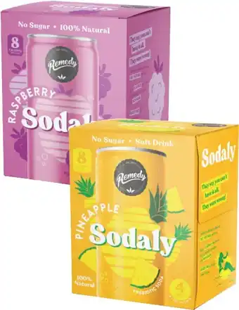 Coles Remedy Sodaly 4x250mL offer