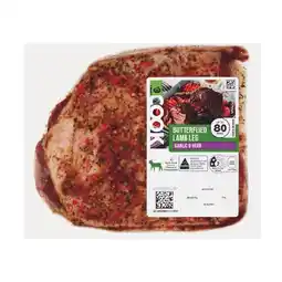 Woolworths Woolworths COOK Butterflied Lamb Leg with Garlic & Herbs offer