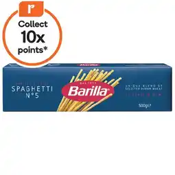 Woolworths Barilla Pasta 500g offer