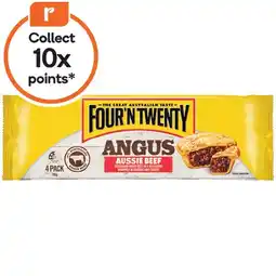 Woolworths Four’N Twenty Angus or Red Rooster Pies 700g Pk 4 – From the Freezer offer