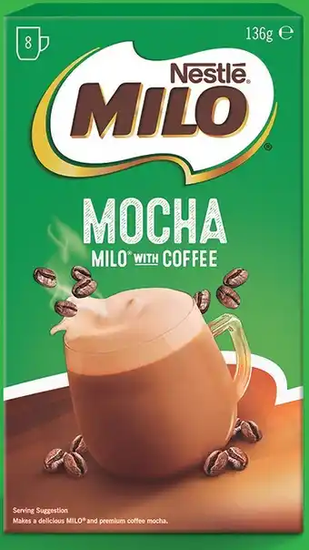 Coles Milo Mocha 8 Pack offer