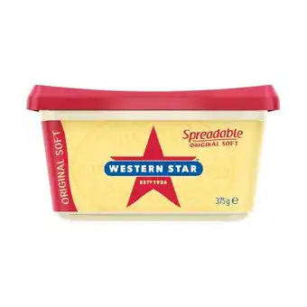 Woolworths Western Star Spreadable 375g offer