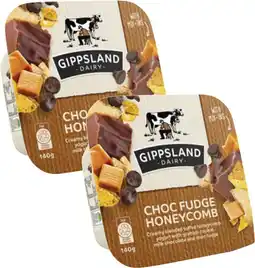 Coles Gippsland Dairy Mix-ins 140g offer