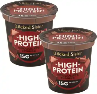 Coles Wicked Sister High Protein Pudding 170g offer