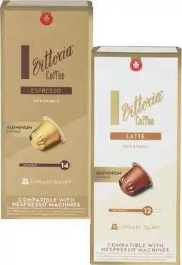 Coles Vittoria Nespresso Compatible Coffee Capsules 10 Pack offer