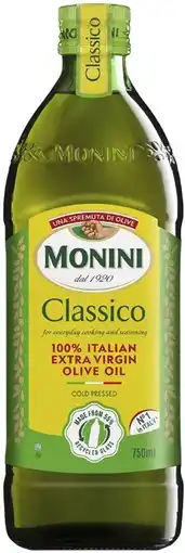 Coles Monini Extra Virgin Olive Oil 750mL offer