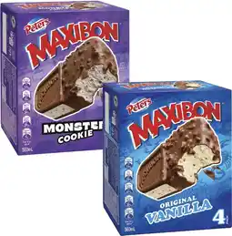 Coles Peters Maxibon 4 Pack 560mL offer