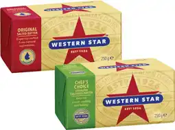 Coles Western Star Butter 250g offer