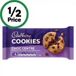 Woolworths Cadbury Chocolate Centre Cookies 156g offer