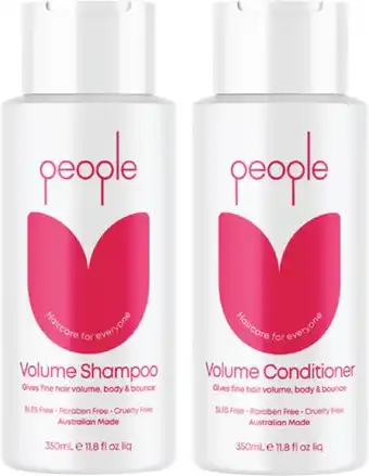 Coles People Shampoo or Conditioner 350mL offer