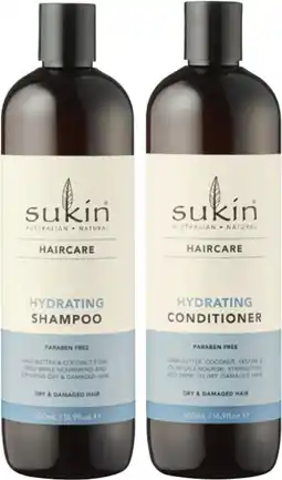 Coles Sukin Shampoo or Conditioner 500mL offer