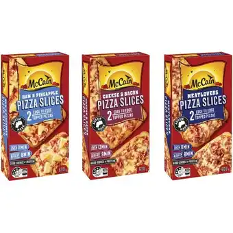 Woolworths McCain Pizza Slices 540-600g – From the Freezer offer