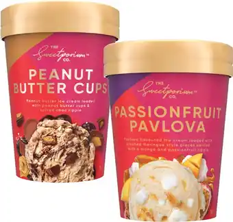 Coles The Sweetporium Co Ice Cream Tub 1 Litre offer