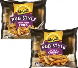 Coles McCain Pub Style Fries 750g offer