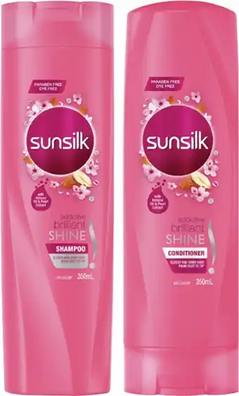 Coles Sunsilk Shampoo or Conditioner 350mL offer