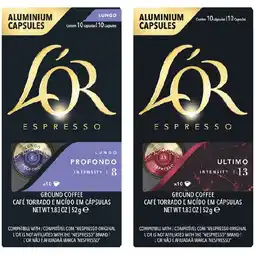 Woolworths L’OR Coffee Pods Pk 10 offer