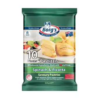 Woolworths Borg’s Spinach & Ricotta Pastizzis 625g – From the Freezer offer